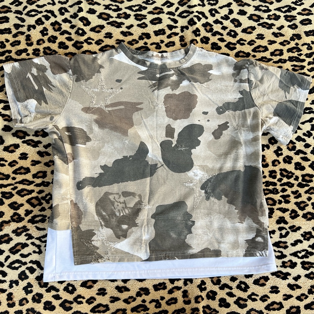 CAMO DOUBLE TSHIRT